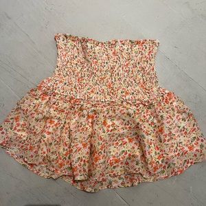 Morgan Claire Smocked Skirt